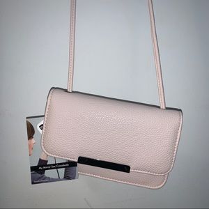 Pink crossbody bag
